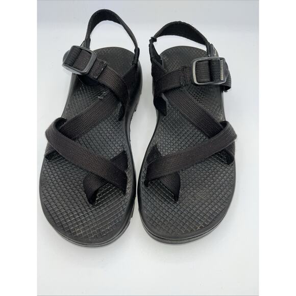 Womens Size 8 Black CHACO Z2 Toe Loop Hiking Sandals in EUC WORN ONCE!!!!! - Picture 1 of 13